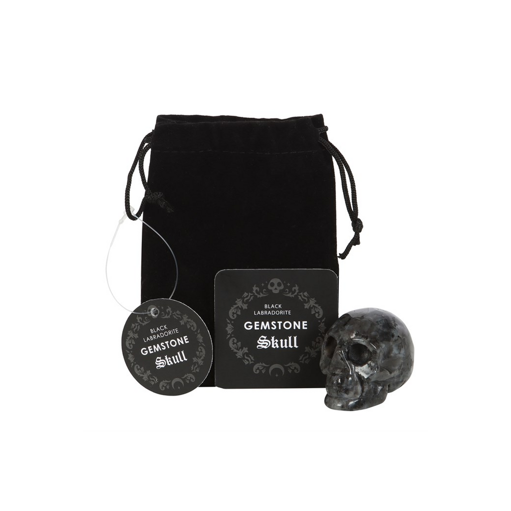 Black Labradorite  Crystal Skull