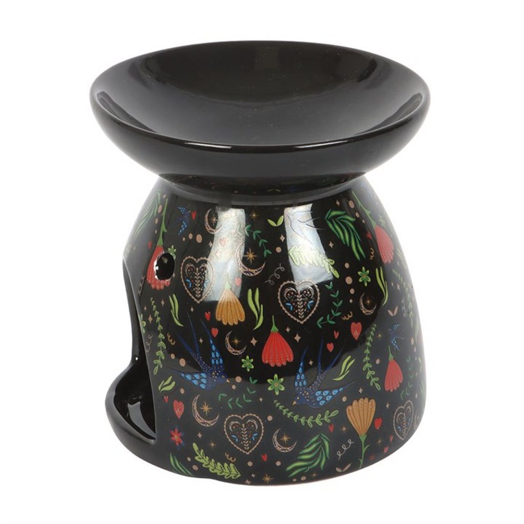 Midnight Bloom Print Oil Burner