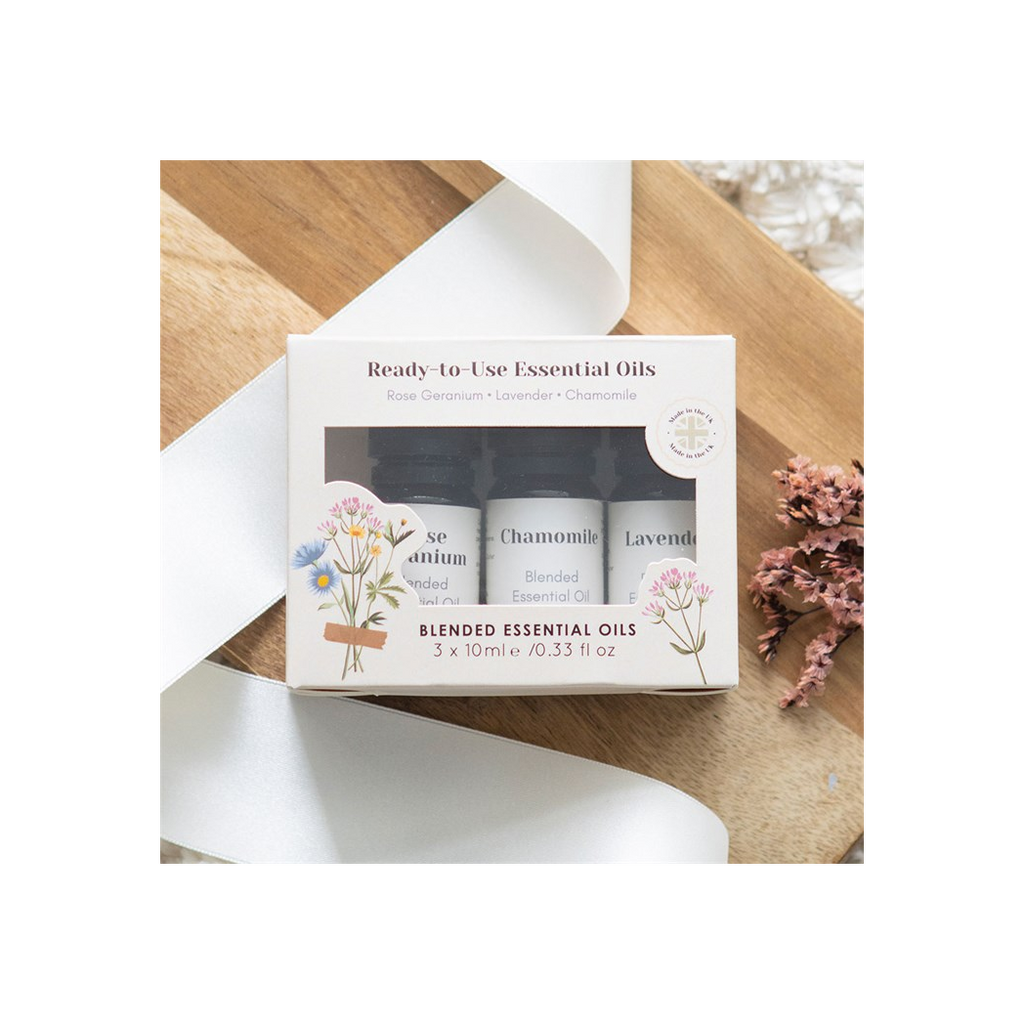 Set of 3 Floral Blended Essential Oils