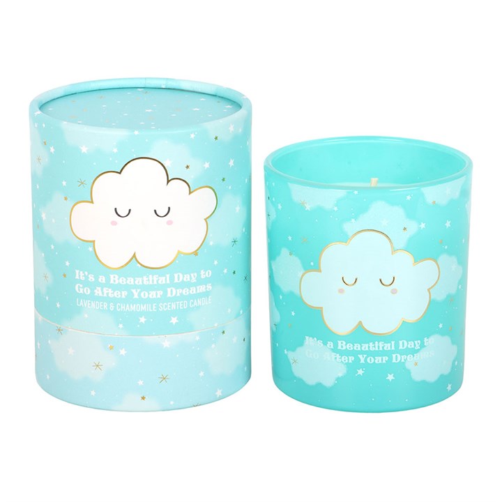 Cloud Print Lavender & Chamomile Candle