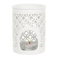 Matte Lattice Cut Oil Burner