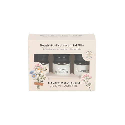 Set of 3 Floral Blended Essential Oils